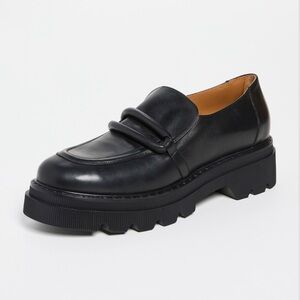 Voile Blanche Black Chunky Loafers size 7 NWT